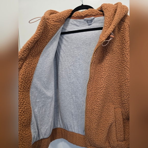 Aerie Brown Teddy Jacket - Picture 7 of 7